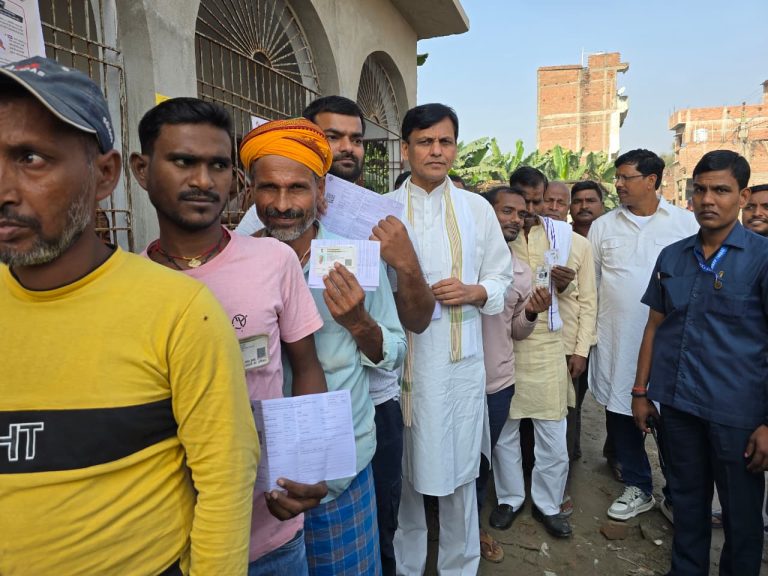 बिहार में पहले चरण का चुनाव, सुबह 9 बजे तक 13.13 प्रतिशत वोटिंग